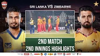 2nd Innings Highlights | Sri Lanka vs Zimbabwe | Match 02 | Tri Nation Series | PCB | M2T1U