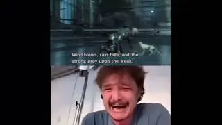 Pedro pascal crying mgr edition