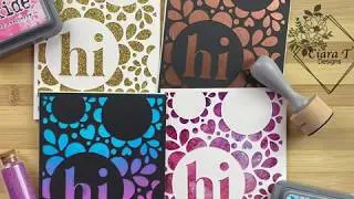 Quick and easy floral card | FREE digital cut file