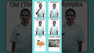Vocabulary words from O | Part 4 in Indian Sign Language ISL By PHIN Deaf