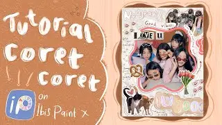 ⋆˚ tutorial coret-coret foto aesthetic ala pinterest di IbisPaint x ˚⋆