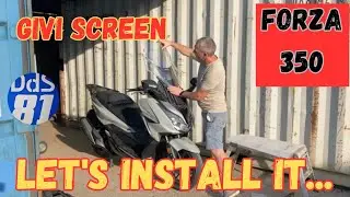 GIVI D1187ST. Монтажный экран для Honda Forza 350 2021/22