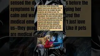 Dog Senses Appendix Bursting 3 Days Early 🤯 #wholesome #wildlife #shorts