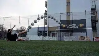 EPIC Trickshot Crossbar Challenge - David vs SportyTv