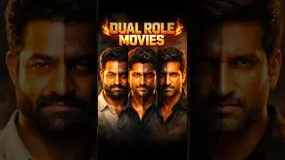 Dual Role Movies 😲 One Actor Two Cherecter in One Movie 😱 #shorts