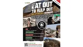 🍽️ Eat Out to Help Yemen 🇾🇪 | Support Those Struggling In Yemen | Muslim Charity Event