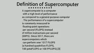 #Definition #of #Supercomputer 💻