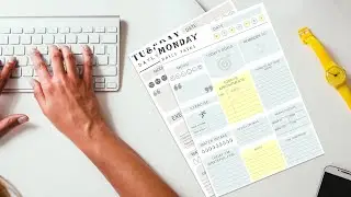 ✅ How to create “Daily Planner” to sell on Etsy - digital and printable