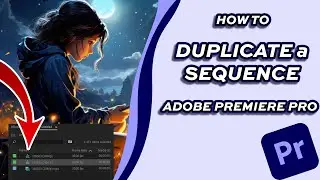 How to Duplicate a Sequence [Adobe Premiere Pro]