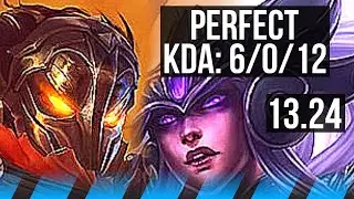 VIKTOR vs SYNDRA (MID) | 6/0/12, Dominating | KR Diamond | 13.24