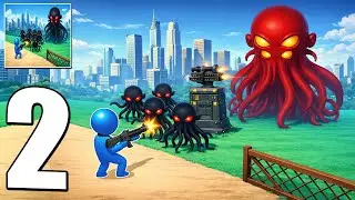 Alien Defence - Save Area51 - Gameplay Walkthrough Part 2 - Shooting, Tower Defense (Android,iOS)