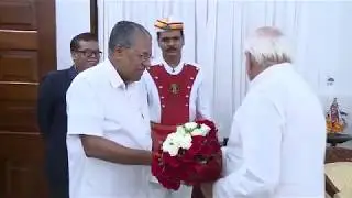 CHIEF MINISTER CALLS ON GOVERNOR AT RAJ BHAVAN