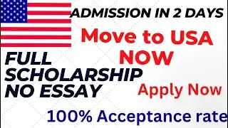 UNIVERSITY WITH NO APPLICATION FEE IN USA|| FULL SCHOLARSHIPS FOR INTERNATIONAL STUDENTS