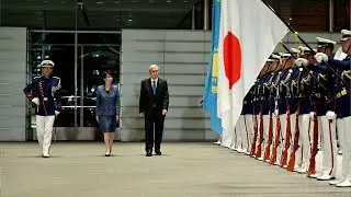 Tokayev arrived at the office of the Prime Minister of Japan