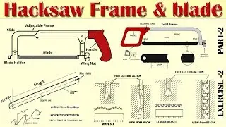 Hacksaw frame and blade part 2