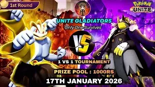 Unite Gladiators 1vs1  || 1st Round ||  Pokemon Unite || Pokestrive