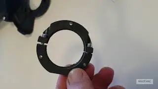 Aligning the MAXVAC Angle Grinder Shroud Adaptor Ring