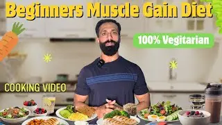 Beginner Muscle Gain Diet Plan | 100% Pure Veg | 5 Meals Included