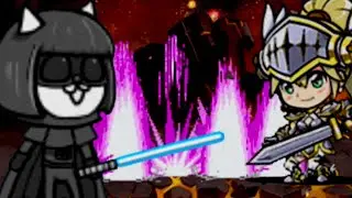 Battle Cats - The Shockwave Lady: Hina VS Dark Lazer