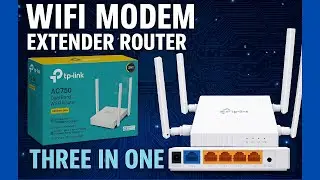 Tp link AC 750 DUAL BAND 3 IN 1 WIFI EXTENDER UNBOXING BY GURINDER SINGH