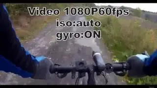Gitup Git2  Test - chest mount on mountain bike