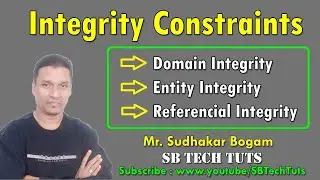Integrity Constraints | Types of Integrity Constraints | DBMS | Telugu