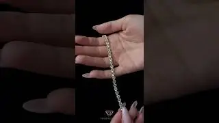 3-Prong 10CT Natural Diamond Tennis Bracelet by Gem Jewelers Co