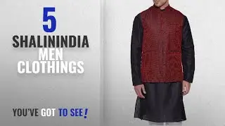 Top 10 Shalinindia Men Clothings [ Winter 2018 ]: ShalinIndia Indian Nehru Collar Vest - Size 48 -