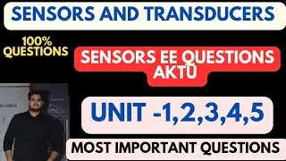 Sensors and Transducers Aktu most Important Questions |All Unit Most important questions