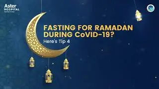 Fasting during COVID-19: Tip 4