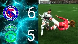 Chaos in the FC Rush stadium