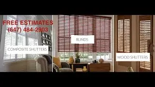 Professional blinds and shutters in Toronto Ontario