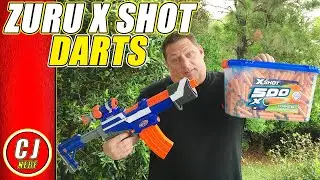 Zuru X Shot Darts Review | 2018 Compatible With Nerf Blasters ?