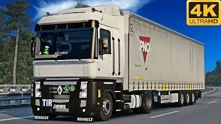 4K | ETS2 1.44 | Promods | Renault Magnum | Jihlava 🇨🇿 󠁧󠁢󠁳󠁣 - Zgorzelec 🇵🇱