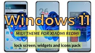 Best Windows 11 like MIUI theme