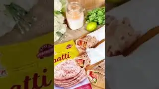 #SummerWithKawan - Chicken Boti Kebab Roll using Kawan Chapatti