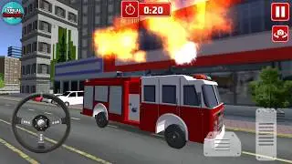 Fire Engine Truck Simulator 2018 Game (Kick Time Studios) Anoride gameplay HD.