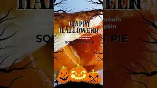 Happy Halloween Red Kuri Squash Pot Pie #trickortreat#halloween#trickortreating#fall#food#pumpkin