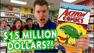 Superman Action Comics #1 Comic Book Sells for 15 MILLION DOLLARS!!