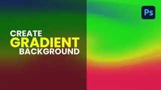 How to make Gradient Background?#gradient #photoshop