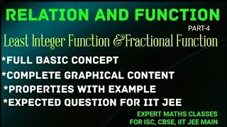 Least Integer Function And Fractional Function#Most Important Topic for IIT JEE MAIN