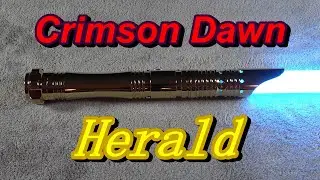 Crimson Dawn Herald neopixel lightsaber review [Saber Sunday]