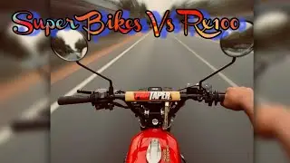 super bikes vs Rx100 | Rx100 mass entry | Yamaha rx100 WhatsApp status | Rx100 sound