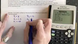Confidence Interval for the Difference in Two Population Means