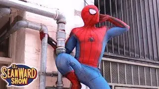 SPIDER-MAN: Flips, Tricks, and Dance Flash Mob (with Iron Man!)