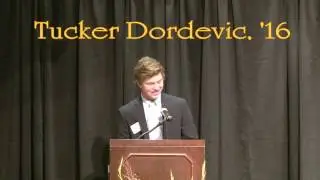 Tucker Dordevic's 2016 Breakfast Speech