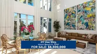 217 Zoe Way, Miami Beach FL 33141