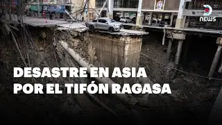 Supertifón azota Asia y provoca un cráter gigante en Tailandia | DNews