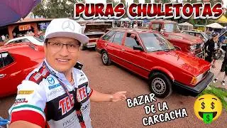 🔥 NOS la Pasamos super. Cotizando CARROS ANTIGUOS en el Bazar de la Carcacha Mustang Nissan Phantom