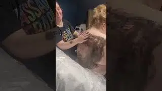 mud wrap technique #1. face up. #esthetician #massagetherapy